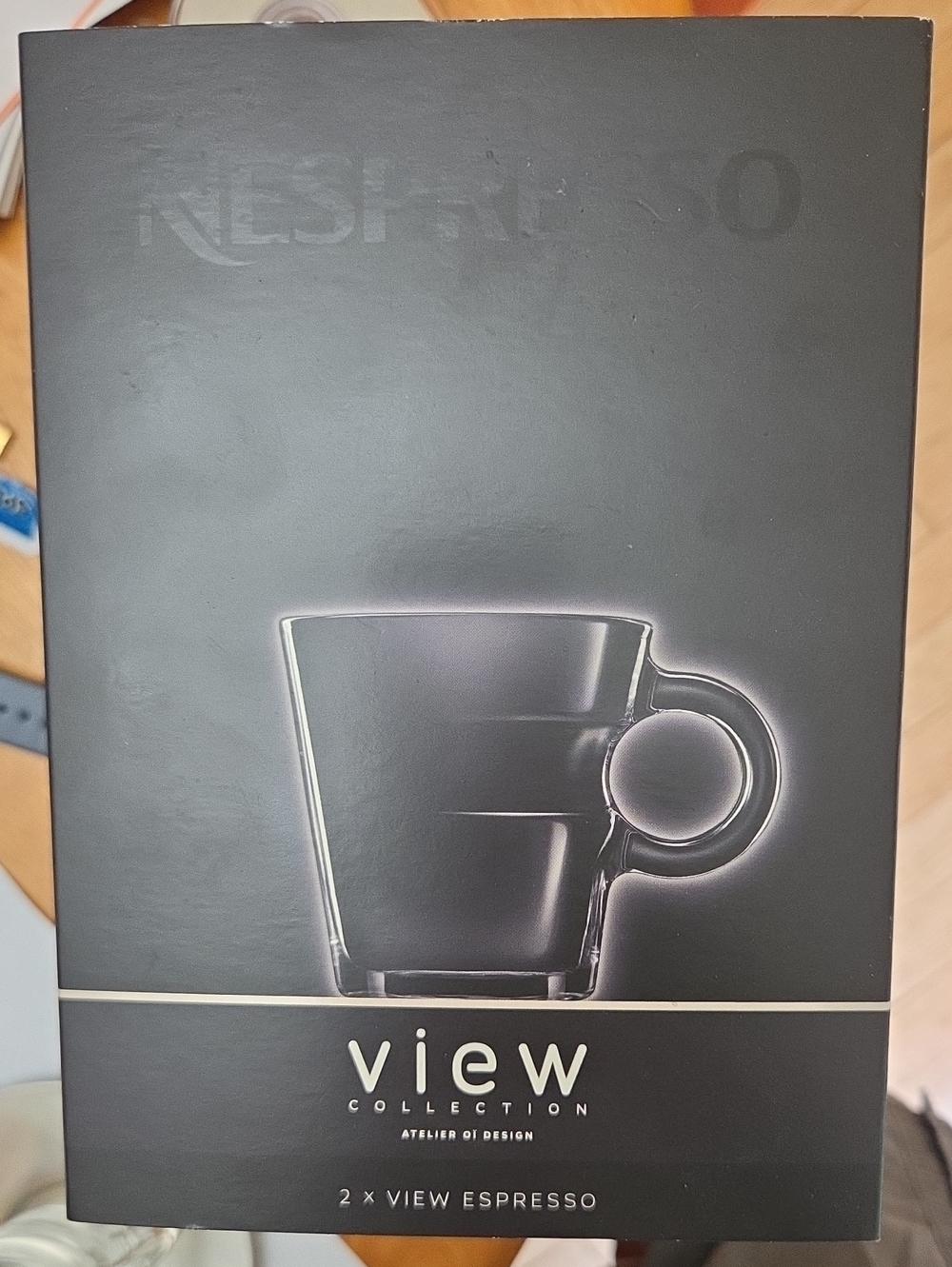 Nespresso View Collection Espresso Glasses - Black